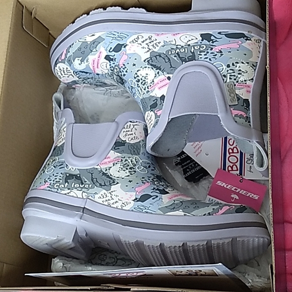 NIB Women's BOBS by Skechers waterproof 🐈cat boots size 6 - Picture 11 of 11